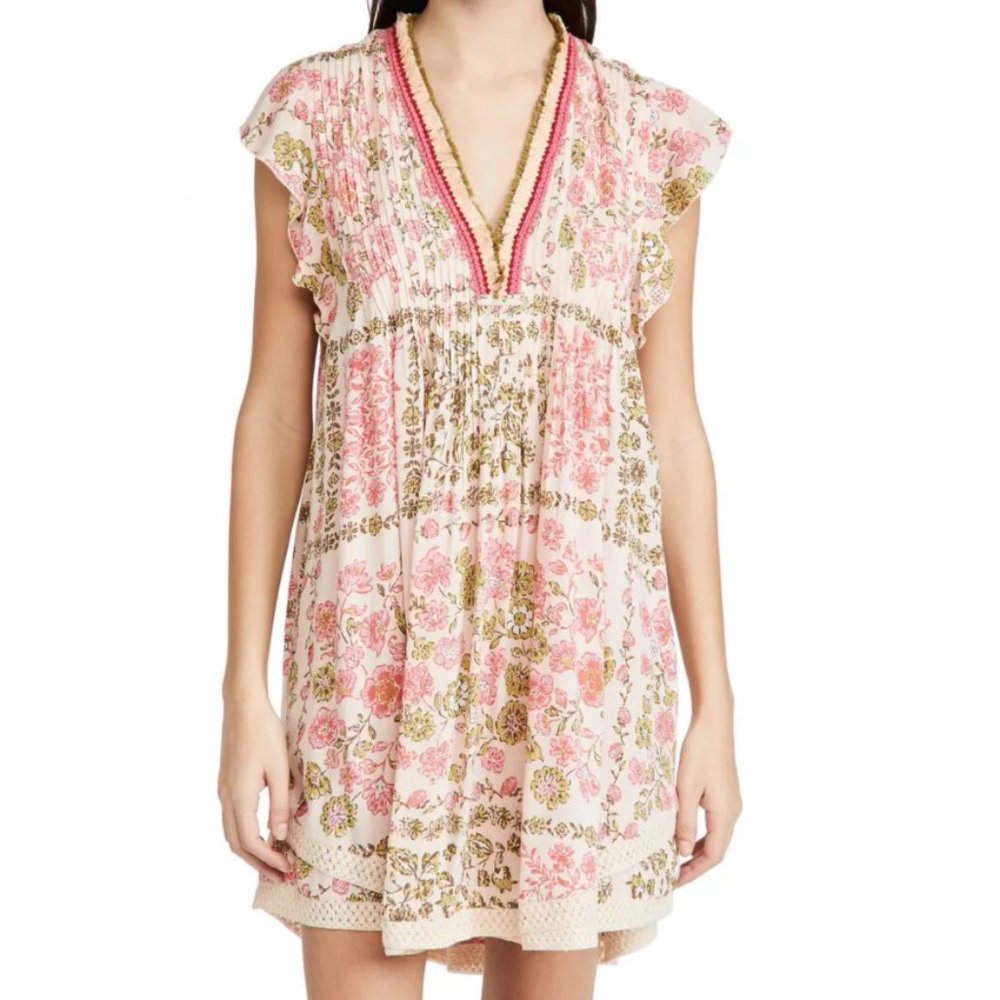 NWT Poupette St Barth Mini Sasha Lace Dress